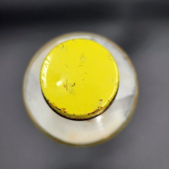 Vintage Jubilee Kitchen Wax Not Full Dried White Glass Jar SC Johnson AS IS Read - Picture 8 of 11